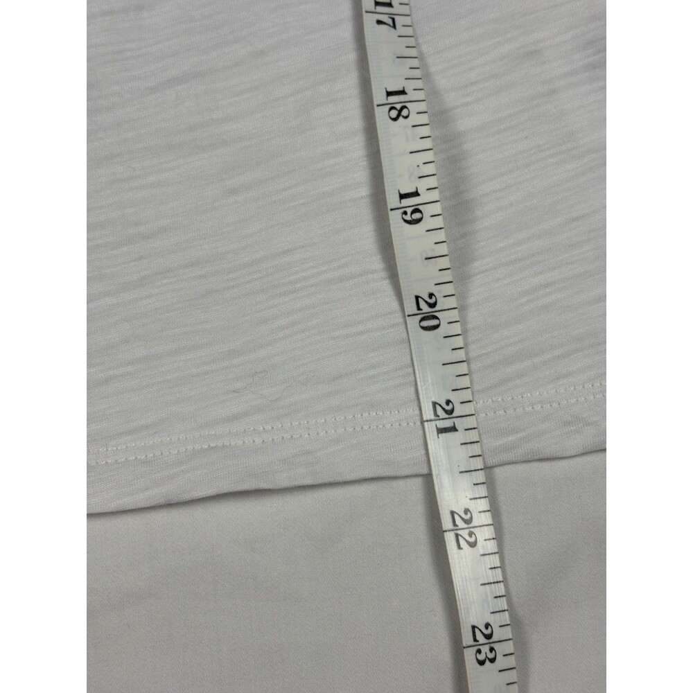 Athleta Essential Slub Tank Top Women’s Small White 100% Cotton Scoop Neck - Picture 14 of 15